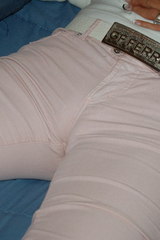 Dirty old wife flaunts her hot camel toe